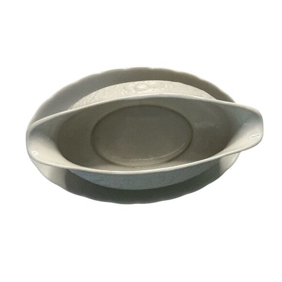 EUC Harmony House Bounty Gravy Boat w/ Attached Underplate Fine China 2516 Japan - Picture 11 of 14